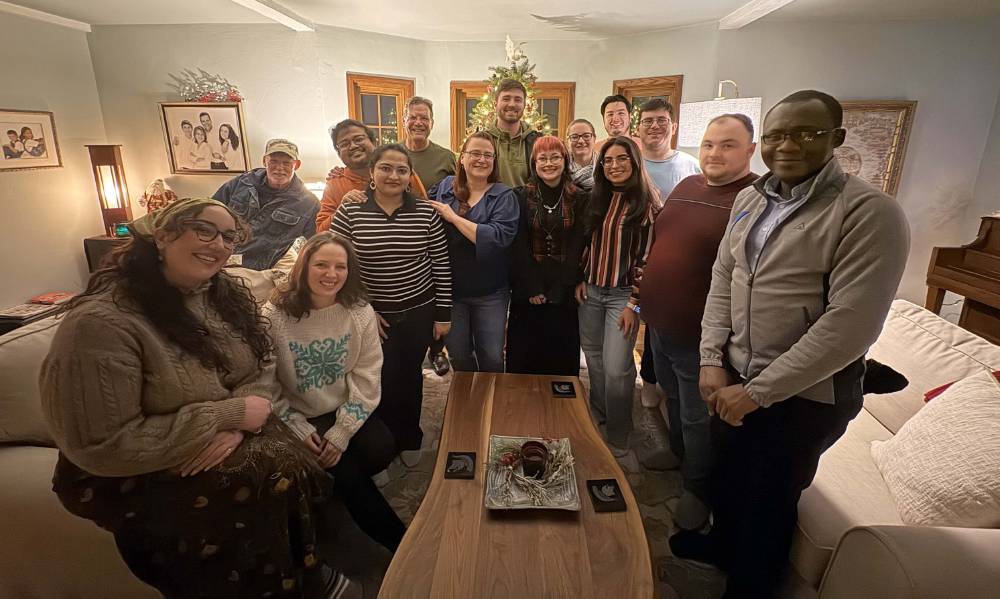 lab holiday party attendees