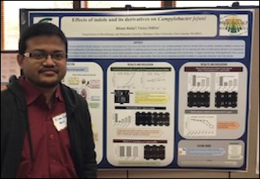 Ritam at 2017 Michigan branch of the American Society for Microbiology conference
