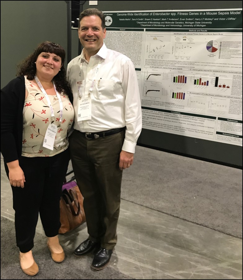 Natalia at 2018 American Society for Microbiology conference