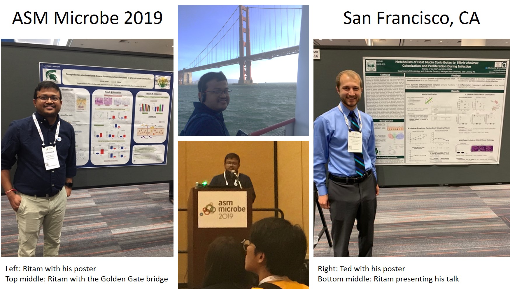 2019 American Society for Microbiology conference collage