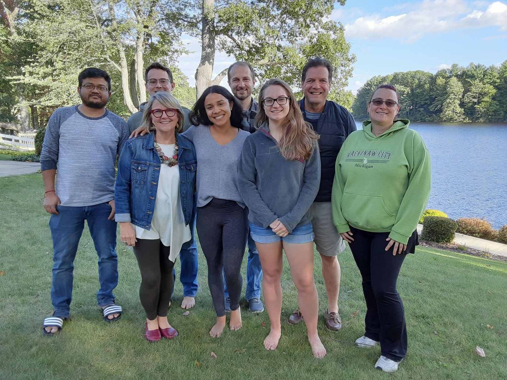 DiRita lab group at Berry Lake